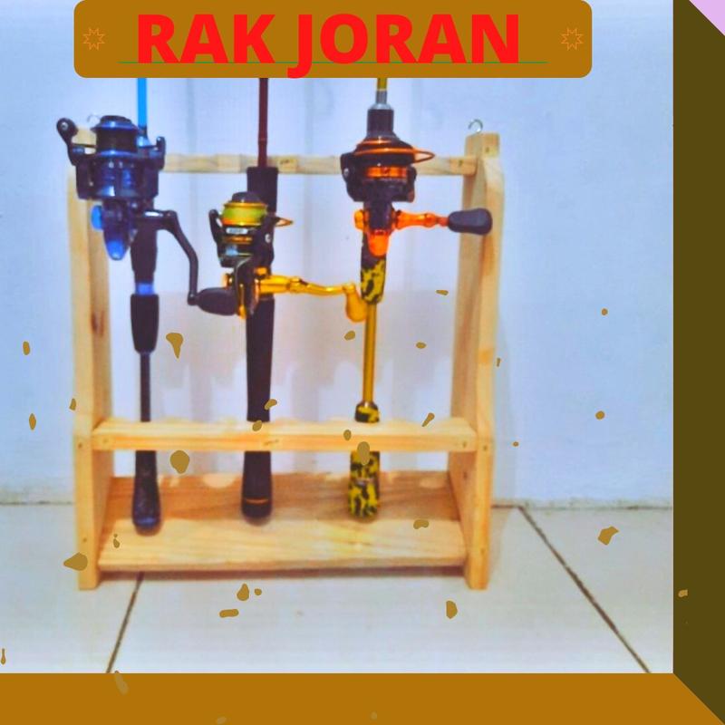 Rak Joran Pancing 6 slot Non Vernis Jat belanda i 3