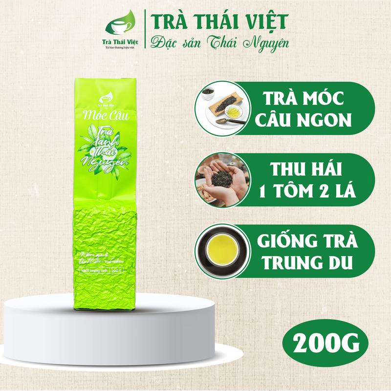   LIVE  1KG Trà Xanh Thái Nguyên Loại Móc Câu 1 Tôm 2 Lá Giống chè Trung Du Cổ Thương Hiệu Thái Việt Gói 200G 500G Tea Nước Trà Chè 