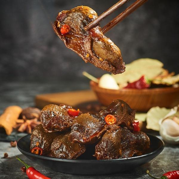 Product Introduction of Spicy Or Sauce Flavor Duck Meat Braised Snack Snack Duck's Gizzard Instant Small Package Snacks Wholesale 1