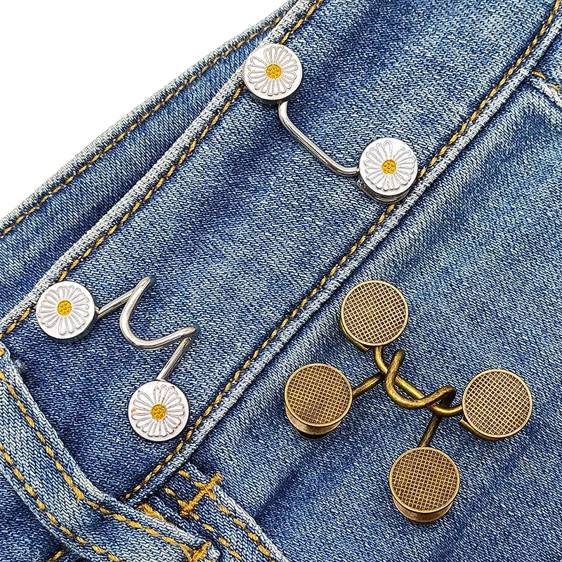 Kancing Pengecil Jeans Adjustable Unisex 1 Set Isi 4 Kancing 1