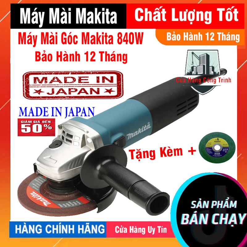 ( Tặng Kèm 1 Lưỡi Cắt ) Máy mài cắt MAKITA  nhật bản (2024) công tắc gạt đuôi bền vình viễn - 100% dây đồng - Máy mài cầm tay - Máy cắt cầm tay