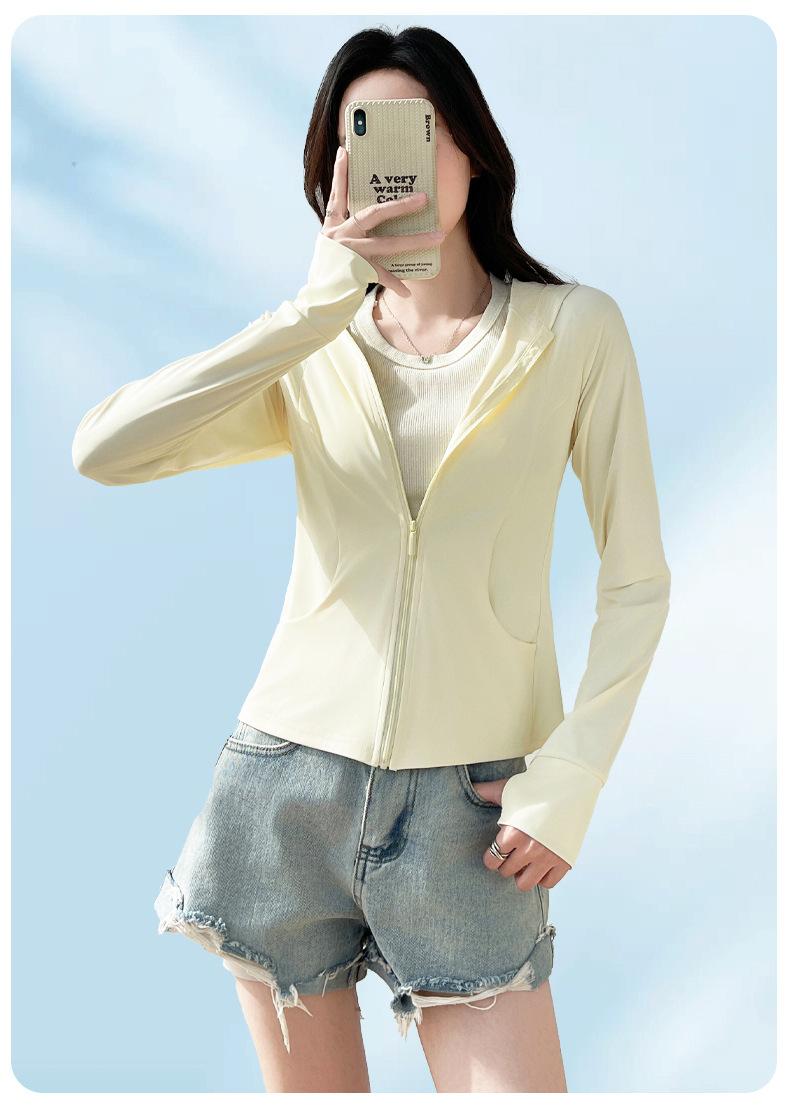 Product Introduction of Outdoor Ice Silk Sun Protection Clothing with Pocket, New UV-Proof Sunshade Light Sun-Protective Clothing, Outdoor Sports Thin Section Hooded Jacket 28