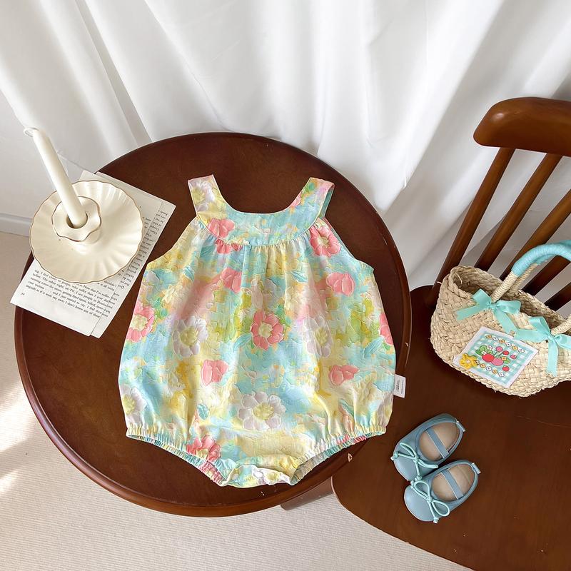 Product Introduction of Baby Girls Newborn Baby Romper Toddler Infant Jumpsuit Sleeveless Outfits Bodysuit Clothes 16