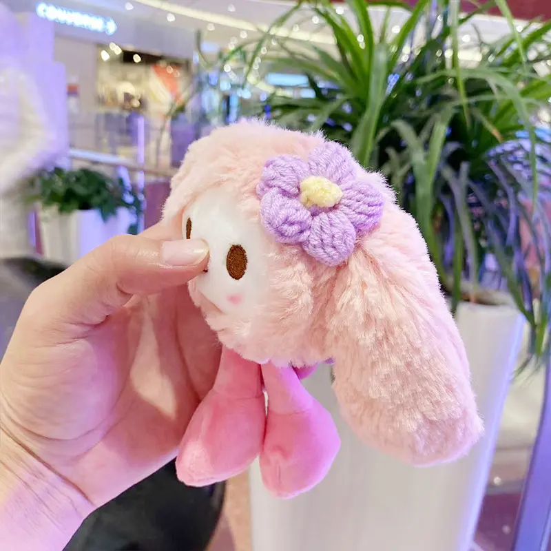 Mặt Dây Chuyền Nhồi Bông Hình Thỏ Yêu Tinh, Dễ Thương, Đồ Chơi Móc Chìa Khóa, Túi Quyến Rũ Túi 3