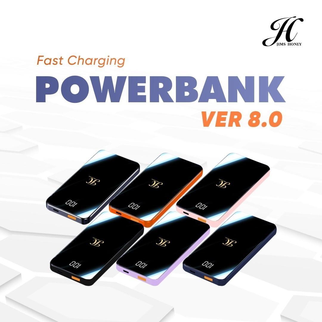 JIMS HONEY POWERBANK JH-08 FAST CHARGING (Kapasitas 10.000 mAH)