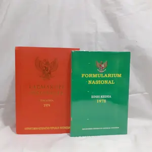 Paket 2 Buku Farmasi Farmakope Indonesia Edisi 3 (FI 3) dan Formularium Nasional (Fornas)