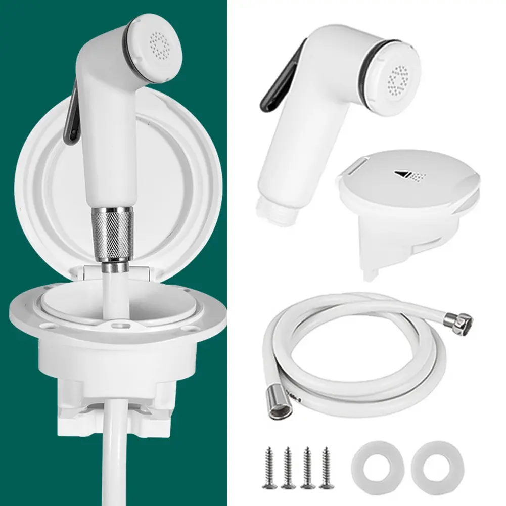 Boats Yacht Outboard Shower Head Kit Retractable Stern Booster shower 2.5M