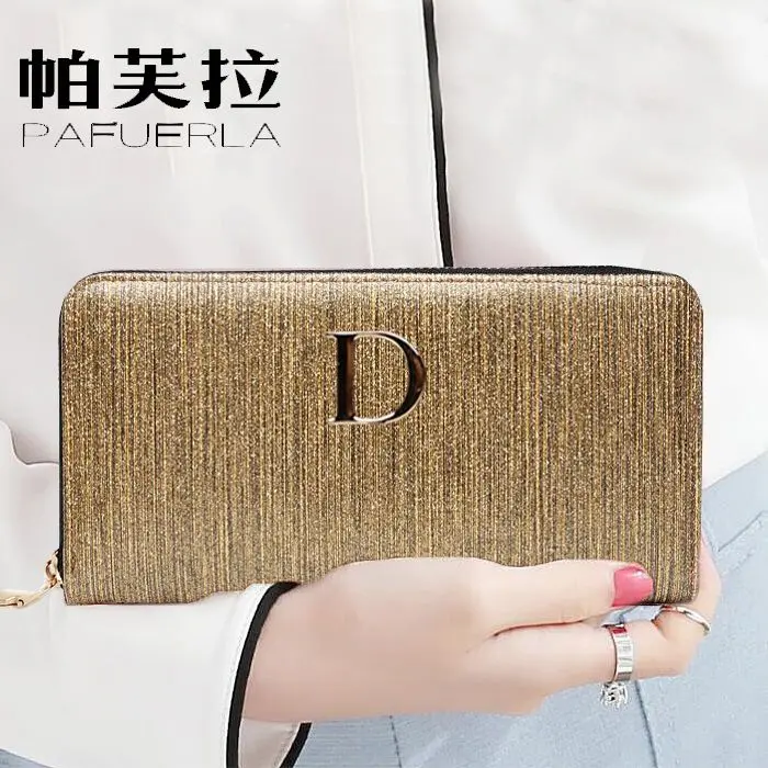 Ví Pafra, Dành Cho Nữ, Dài, Hàng Mới Về 2019, Ví Cầm Tay Hàn Quốc Dễ Phối Đồ Dung Lượng Lớn, Nhiều Khe Cắm Thẻ, Túi Xách Nữ Ví Clutch Da