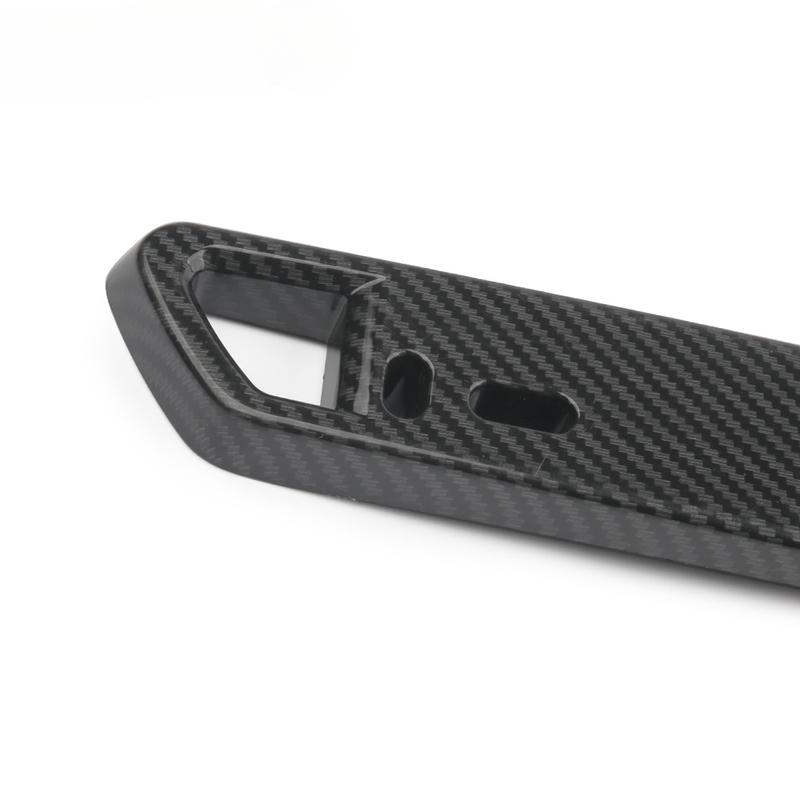 Phụ Kiện Sửa Đổi Xe Hơi, Họa Tiết Sợi Carbon, Khung Biển Số, Giá Đỡ Biển Số Trang Trí 3