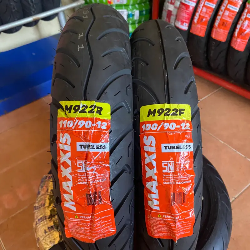[SATUAN] Ban Motor Scoopy Donat Maxxis M922 Ring 12 Tubles Ban Motor Tubeless Scoopy Fazzio Freego Ring 12 3