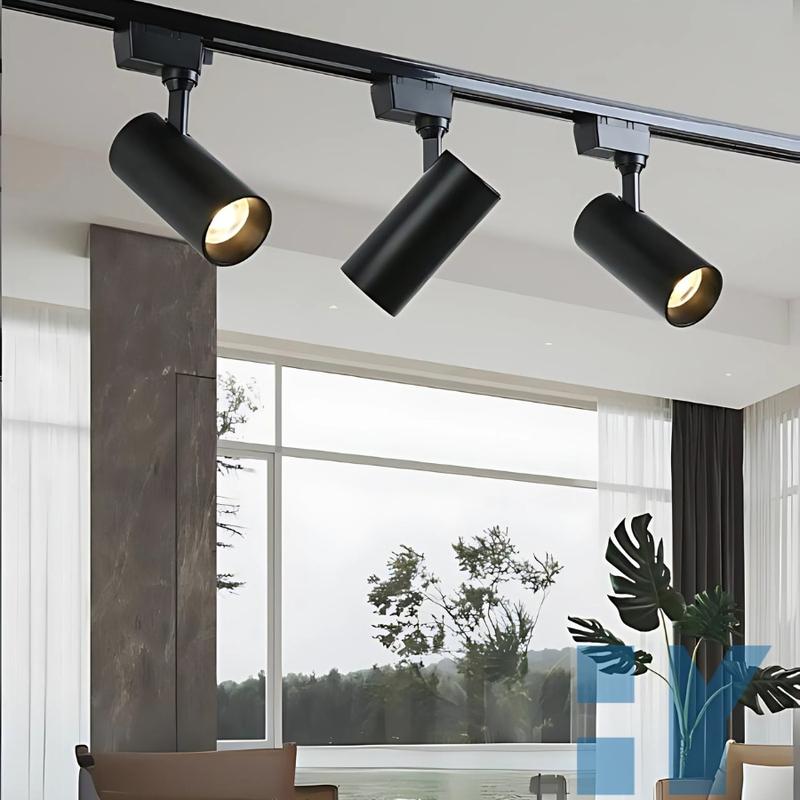 Combo 3 Đèn Rọi Ray Ống Bơ+Thanh Ray 1 Mét, Đèn Led Rọi Ống Bơ Cob Trang Trí shop Quán cafe