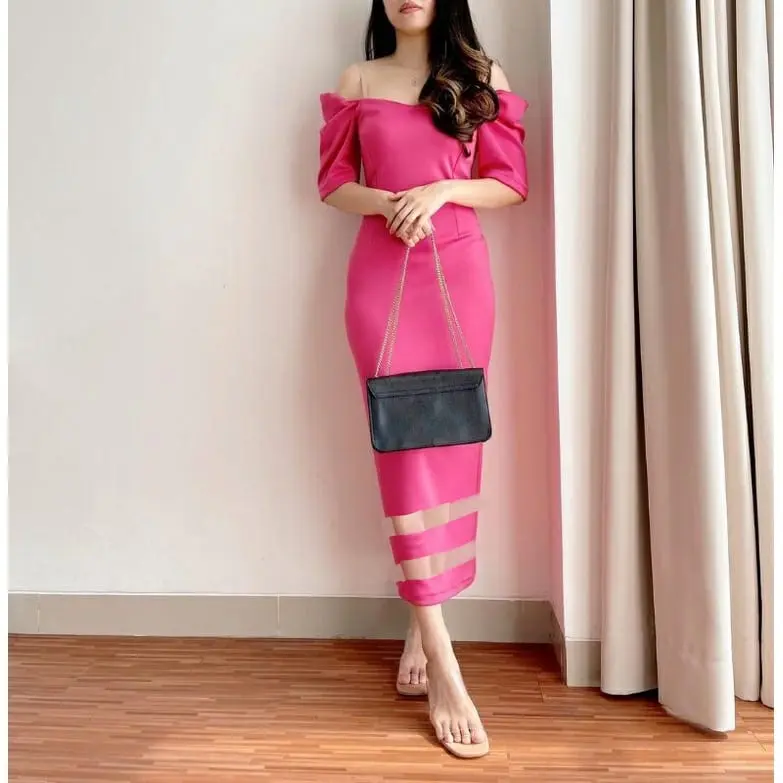 Dress Arcelia scuba tulle