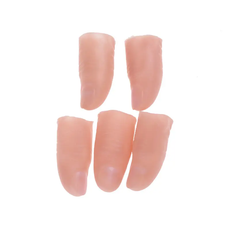 Ngón Tay Đầu Ngón Tay Cái Mềm Giả, Bộ 5 Cái, Cận Cảnh, Trò Ảo Thuật Sân Khấu, Bán Buôn 1