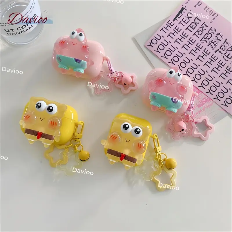 Pelindung Apple Airpods 1 2 3 Pro Pro2 Pelindung Earphone Soft TPU Motif Bervariasi 1
