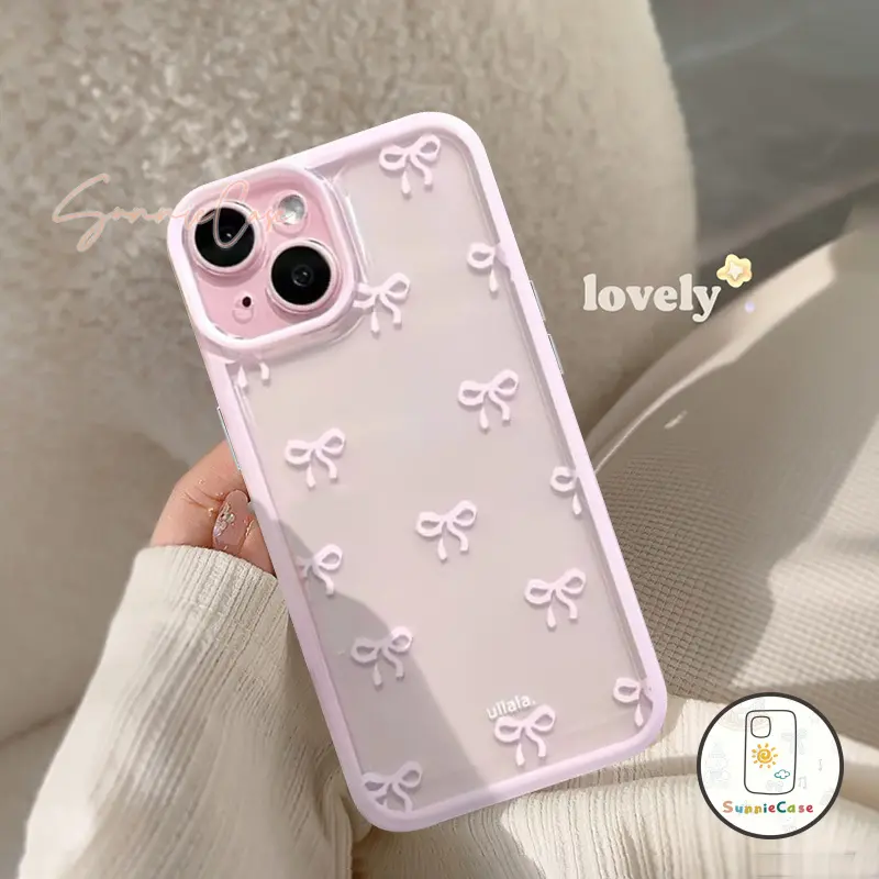 Casing Untuk Redmi 10 14C 12 10C 10A 12C 13C 9C NFC A1 A2 A3 9 9A 9T Redmi Note 14 10s 11 11s 8 12 13 10 Pro Max Mi 11 Lite Poco C75 C40 X5 M3 C61 Kuning Hijau Ungu Merah Jambu Biru Kecil Pita Transparent Lembut Case 1