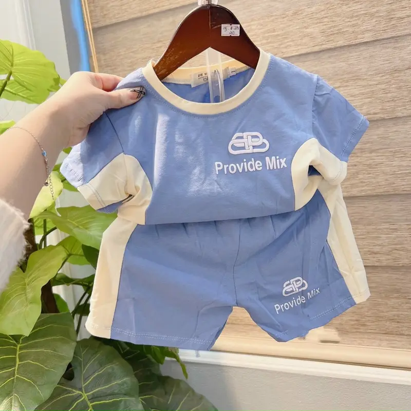 5---> 17kg bộ quàn+ áo cộc tay bé trai thể thao năng động 0