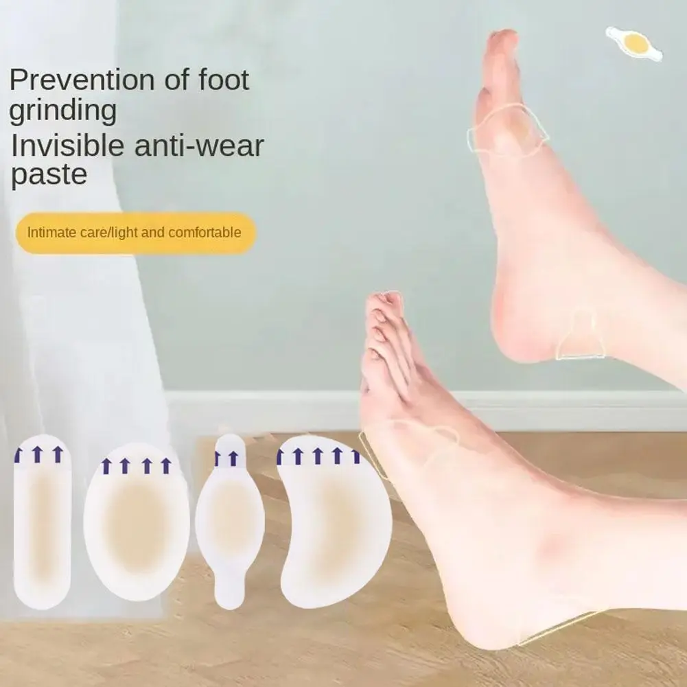 Miếng Dán Gel, Thoải Mái, Vô Hình, Dành Cho Giày Cao Gót Chân Nữ, T4K4, Chống Mài Mòn