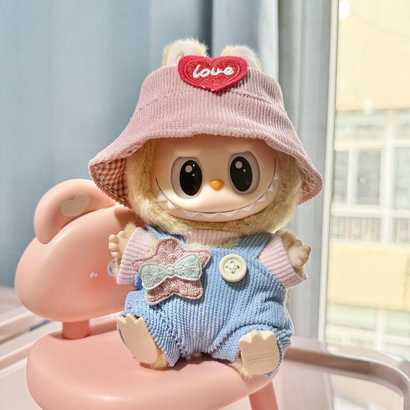 [clothes only ] Labubu doll clothes 17cm macaron Labubu Time to chill doll clothes for labubu doll accessories 2
