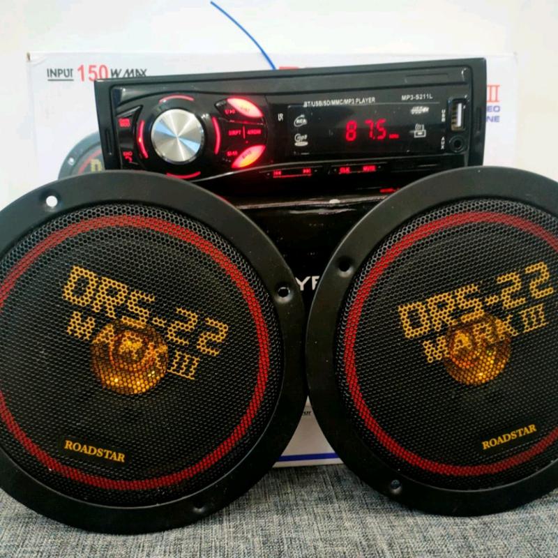 PROMO PAKET LENGKAP TAPE MOBIL + 2 SPEAKER SUPER BASS BISA DIRUMAH & MOBIL 1