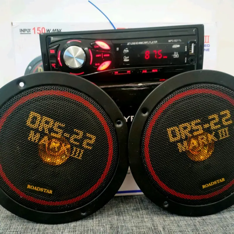 PROMO PAKET LENGKAP TAPE MOBIL + 2 SPEAKER SUPER BASS BISA DIRUMAH & MOBIL 1