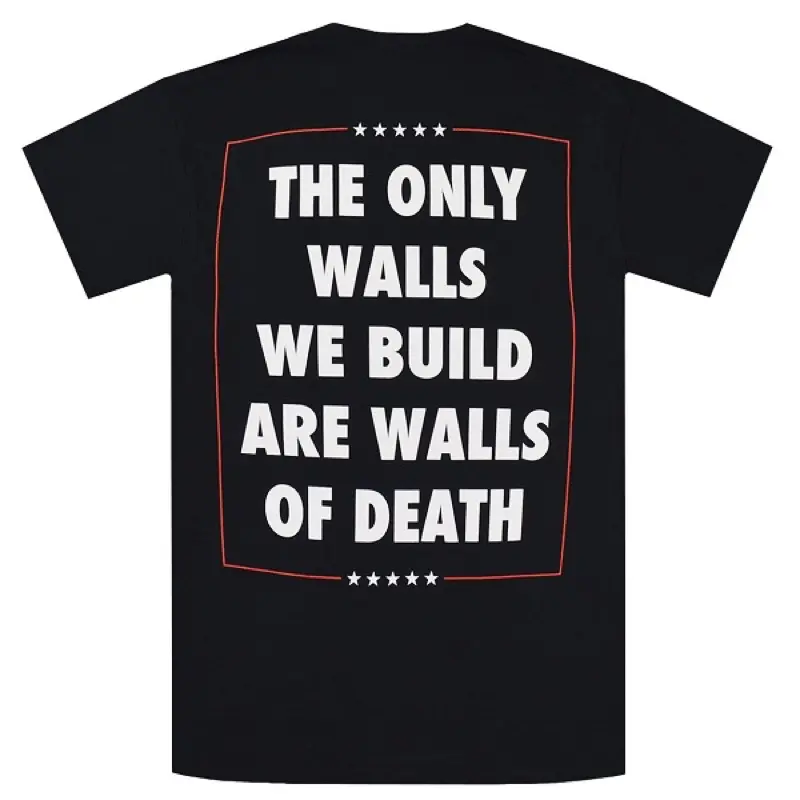 kaos MUNICIPAL WASTE - TRUMPS  WALL OF DEATH Premium tshirt municipal waste kaos band trash metal Suicidal tendencies hardcore punk 1