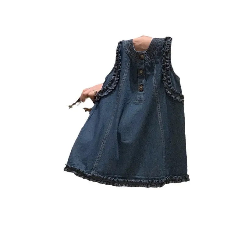 Váy denim bé gái mẫu mới 2025 chất siêu đẹp sz 100-140