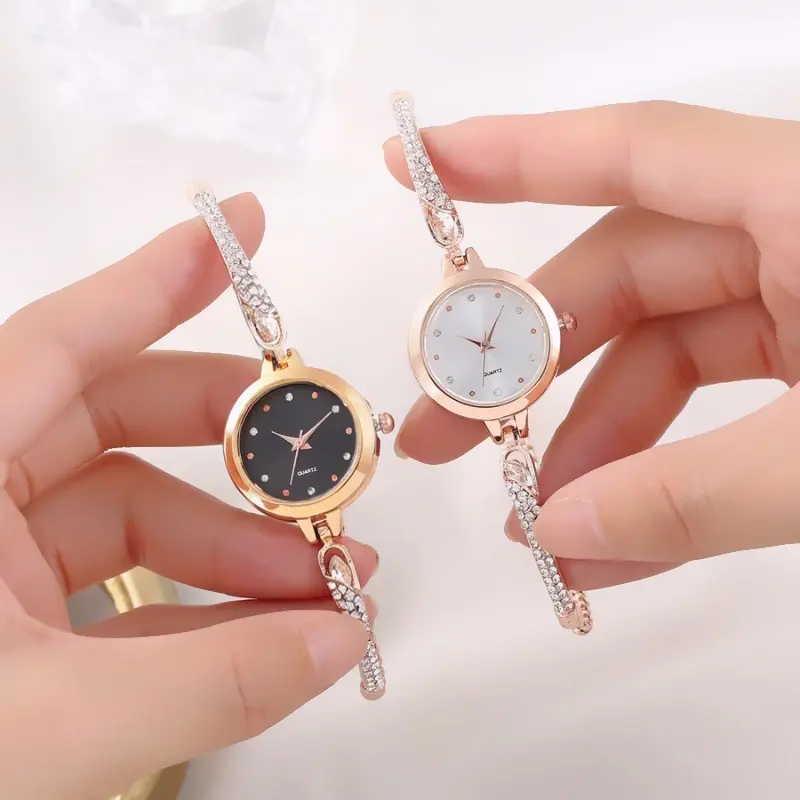 PROMO FLASH SALE Jam Tangan Wanita Mewah Model Terbaru Rantai Stainless Gelang Serut jam tangan serut