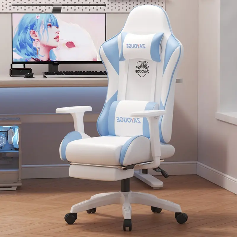 XiaoZhou-Gaming Chair Home Lift Reclining Computer Chair Comfortable Sedentary Ergonomic Chair Dormitory Chair Backrest Chair