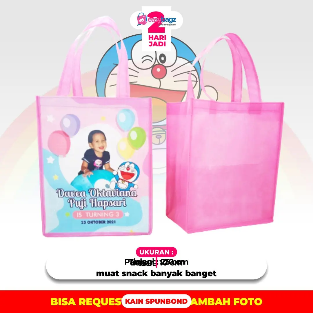 [50 pcs] Tas Ulang Tahun model Potrait Ulang tahun