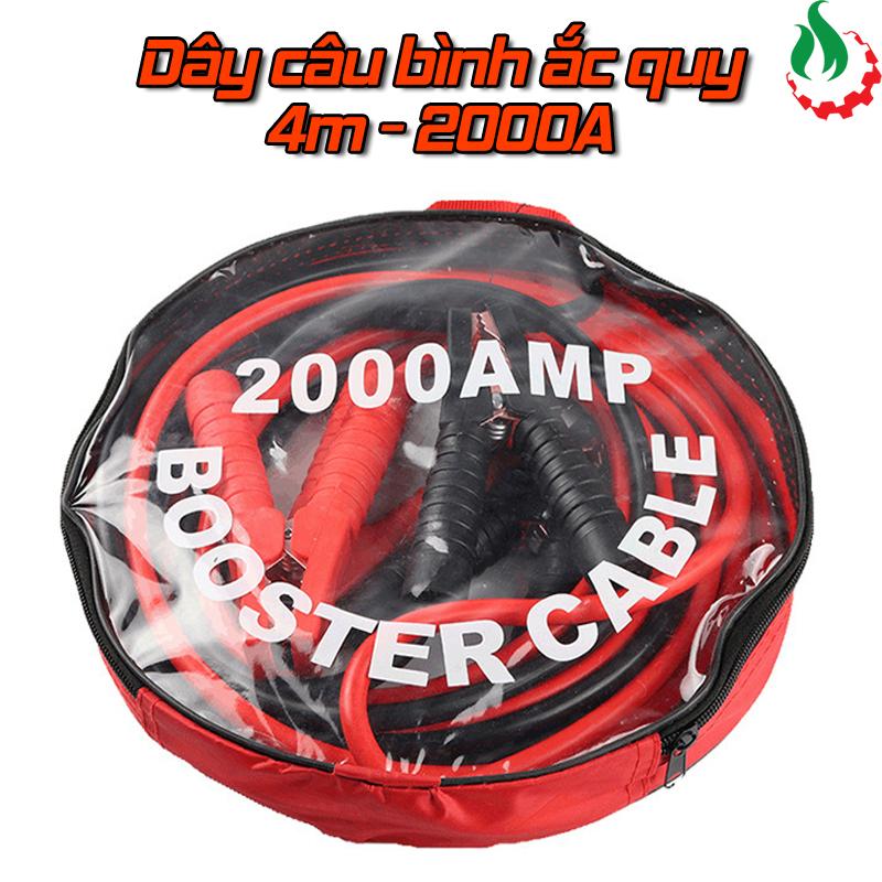 Dây câu bình ắc quy ô tô 2000A Chịu tải cao 4 mét day caubinhacquy