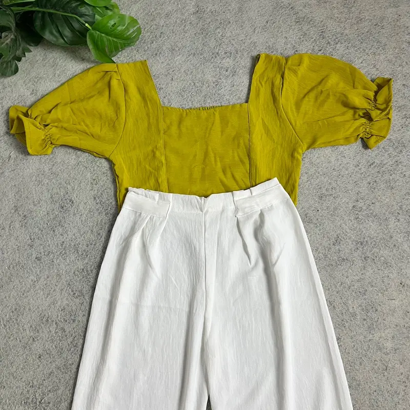 Dara Oneset Highwaist celana panjang  setelan Wanita Kulot Atasan Dewasa Baju 2