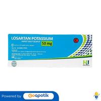 Gambar LOSARTAN HEXPHARM JAYA 50 MG BOX 30 KAPLET dari Apotek Semangat by GoApotik Kota Medan 1 Tokopedia