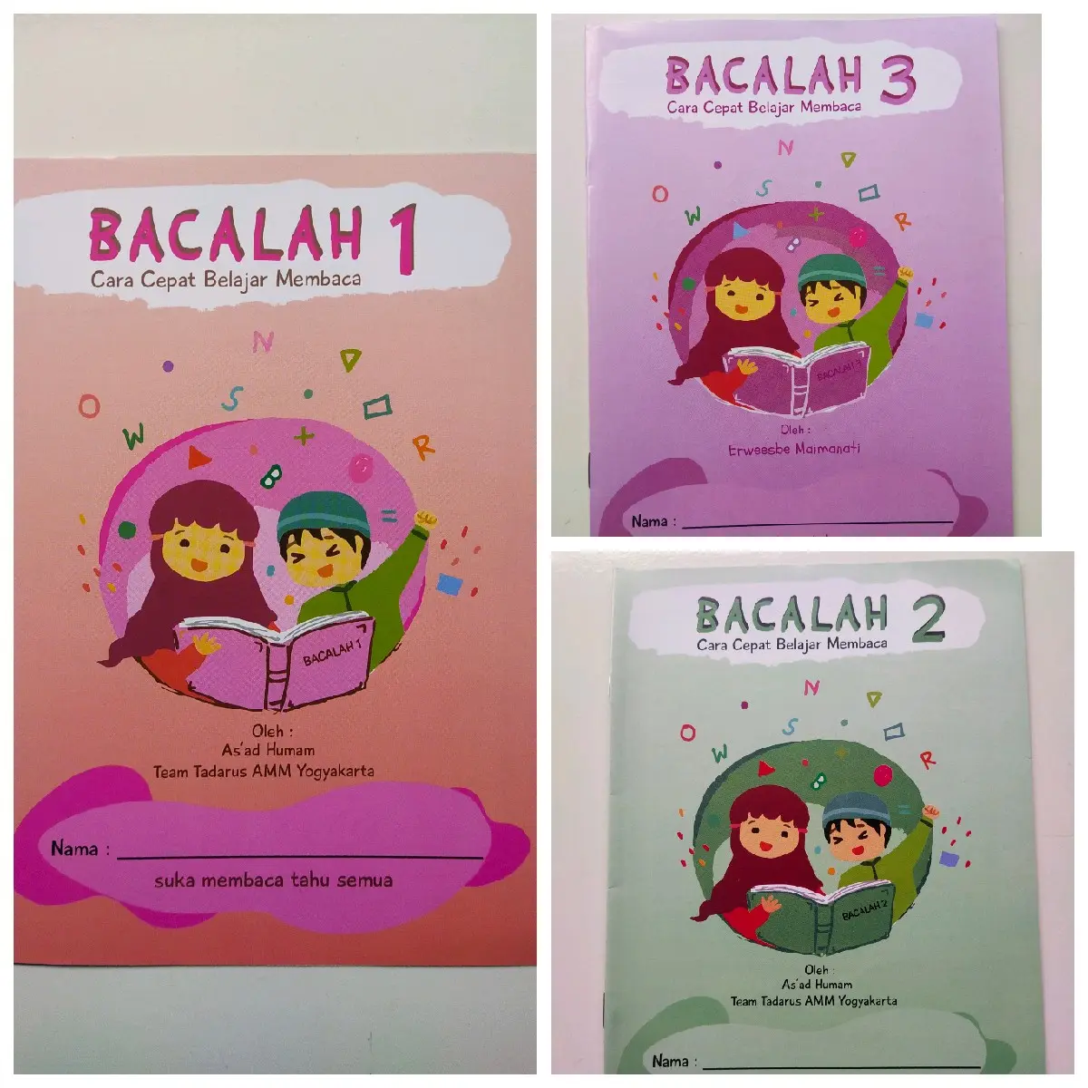 Bacalah 123 (ECER) /Buku Belajar Mengeja Paud Buku