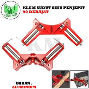 Sudut Siku Penjepit 90 Derajat untuk Frame Kayu dan Kaca Aluminium Corner Clamp Klem