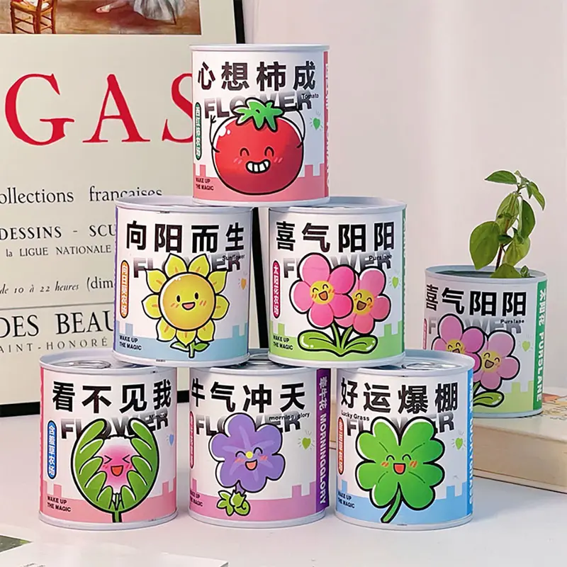 Kit Trồng Cây Hạt Giống Trồng Hoa Mini Tại Nhà Cho Bé Nghiên Cứu Stem Quan Sát Quá Trình Nảy Mầm Đồ Chơi Giáo Dục