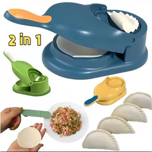 2 in 1 Cetakan Pastel / Alat Pembuat Pastel Dumpling Praktis Anti Lengket Serbaguna / Cetakan Adonan Pangsit Dumpling Maker Press Mold / Alat Cetak Kulit Pangsit