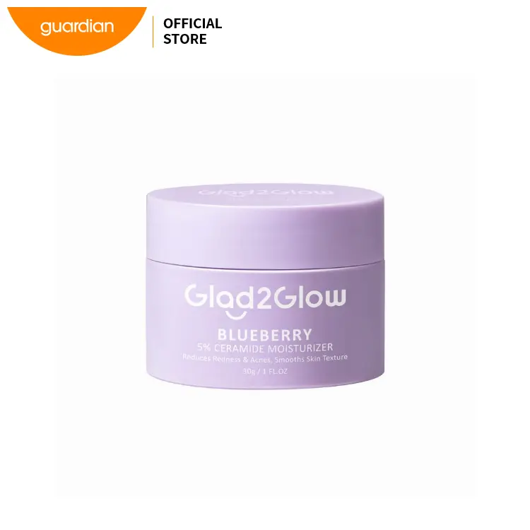 Glad2Glow 5% Ceramide Barrier Repair Blueberry Moisturizer 30G