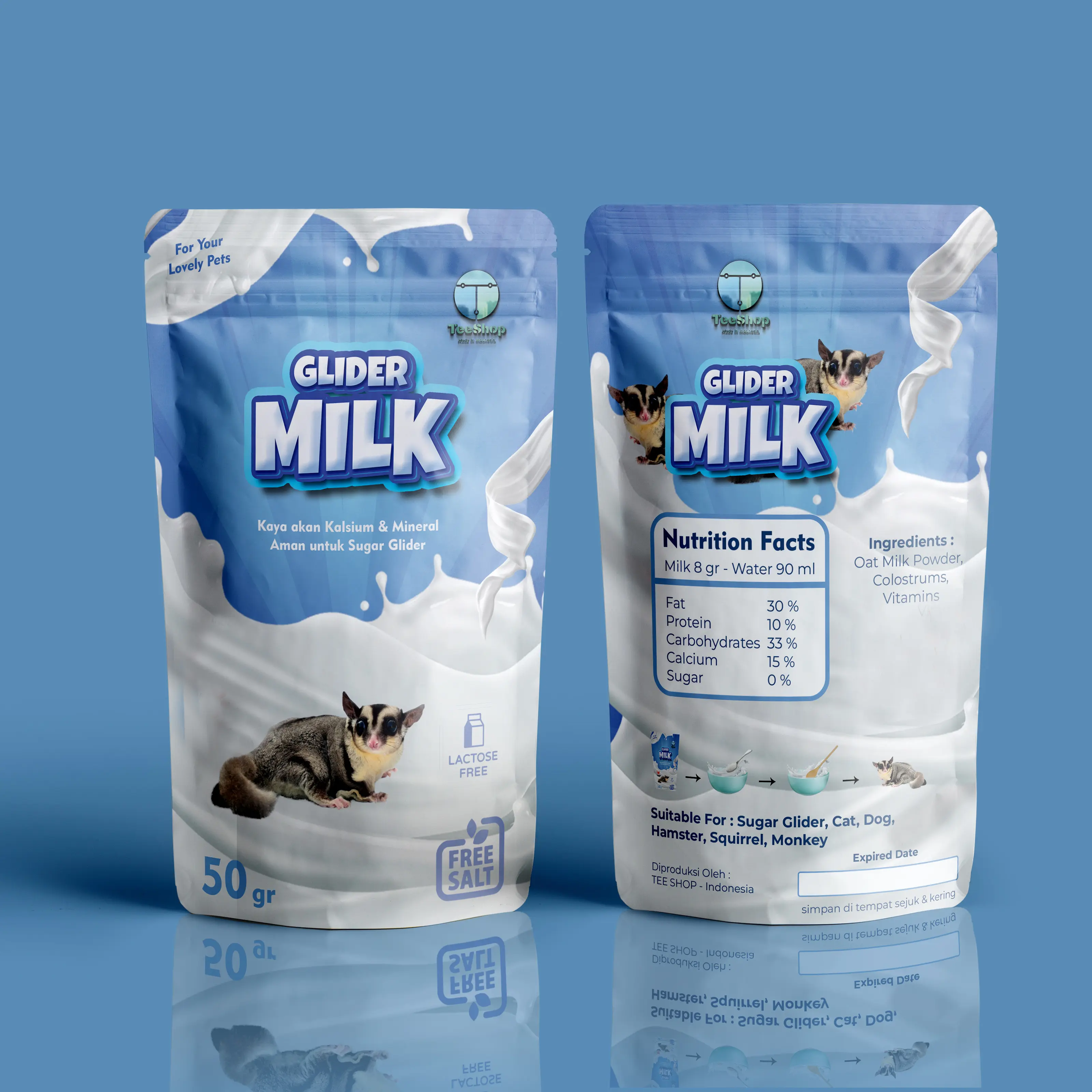 MILK FOR SUGAR GLIDER PENAMBAH VITAMIN MAKANAN SUSU SUGAR GLIDER kucing
