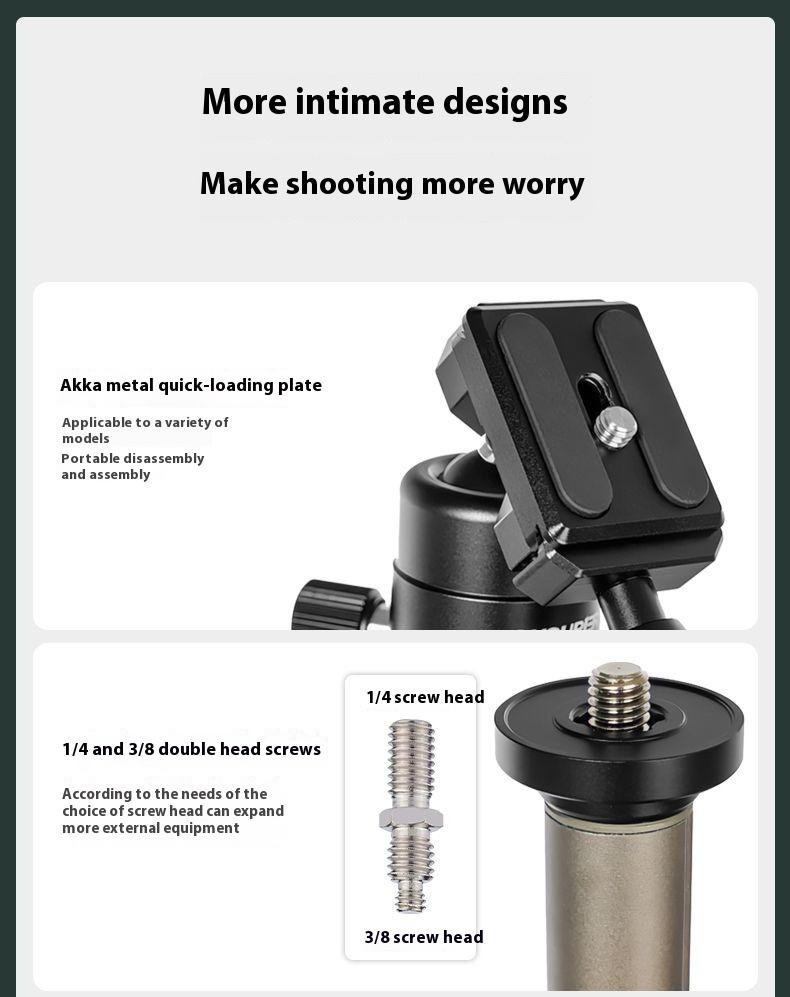 Product Introduction of SL OKSUPER camera tripod photography SLR tripod outdoor portable aluminum alloy hydraulic damping gimbal bracket 23