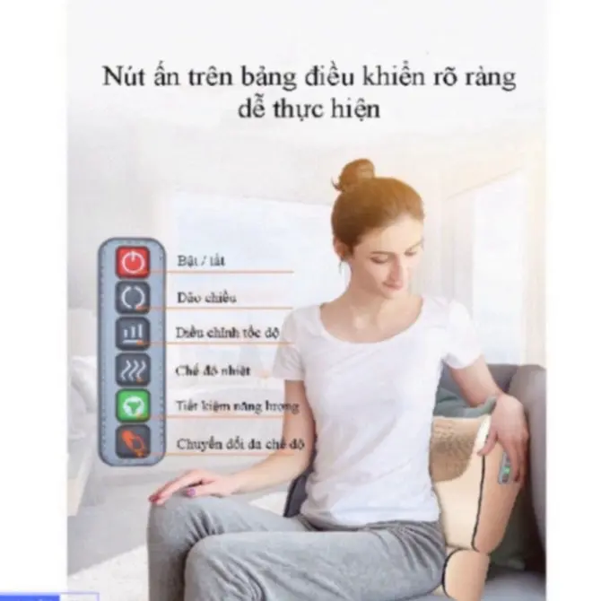 GỐI MASSAGE CỔ VAI GÁY. BI XOAY CHƯỜM NHIỆT 3
