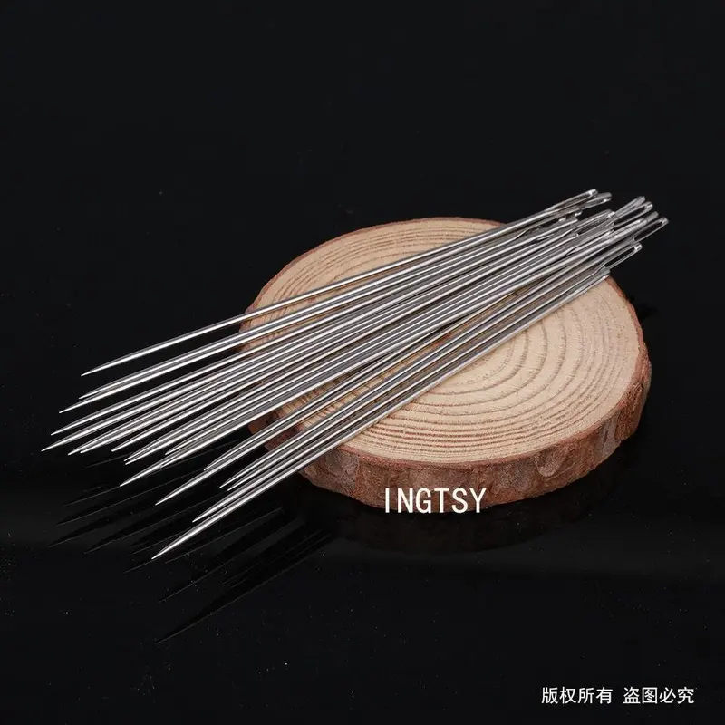 Kim May Quần Áo, Dài, Kim May Chăn Bông, Kim May Kim Lớn, Kim Lỗ Lớn, Kim Dày Gia Dụng, Kim Lỗ Lớn, Kim Dài, Thích Hợp Cho Người Già, Kim Mắt To 3