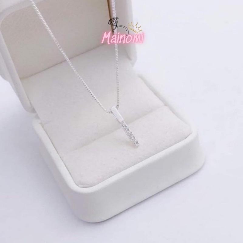 Dây chuyền mặt gậy nhỏ nhắn chuẩn bạc MAINOMI