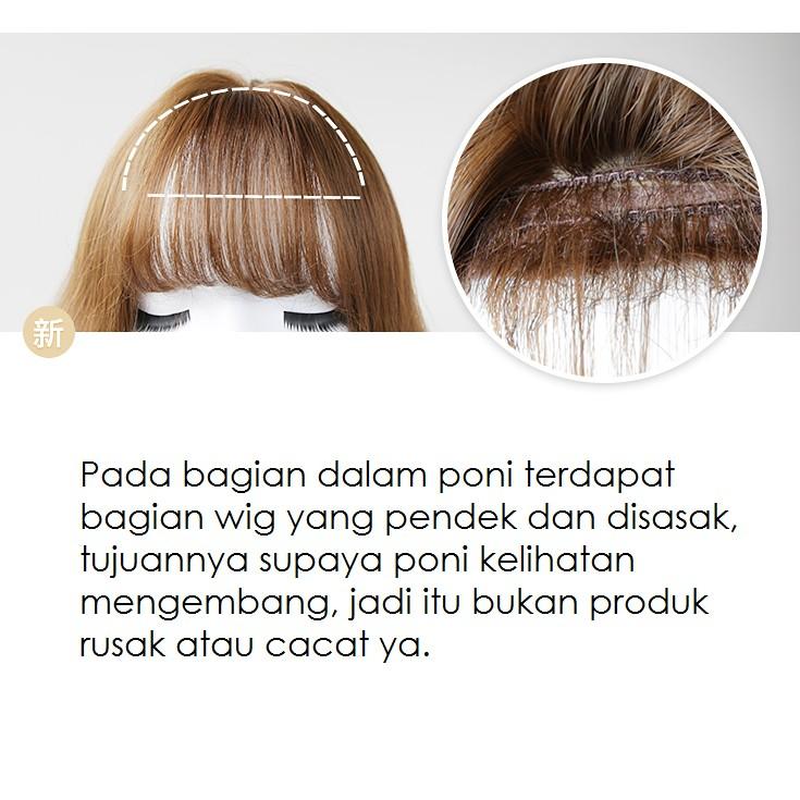 Product Introduction of WIG RAMBUT PALSU WANITA  RSW DAILY LOLITA 10061 45CM GRADASI 17