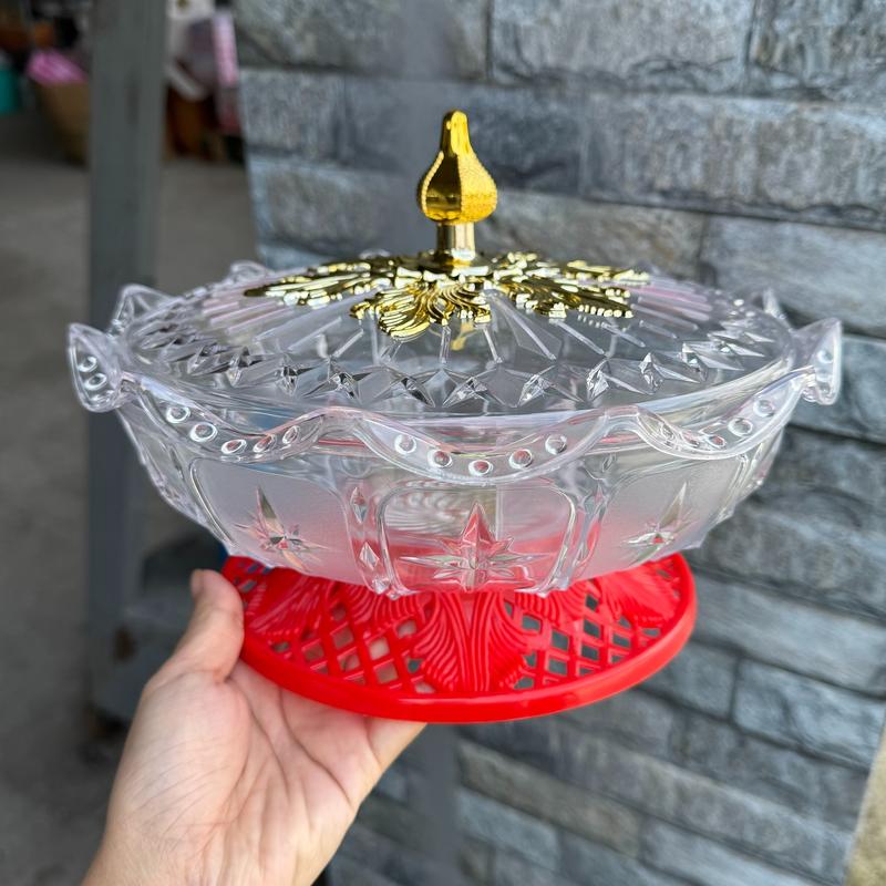  Hộp đựng mứt tết xoay 5 ngăn nhiều màu nổi bật đỏ hồng xanh lá xanh dương cam vàng nhựa acrylic trong suốt - HỘP MỨT NỮ HOÀNG KHÔNG XI hop  dung khaybanh  keotet khaydung  muttet 