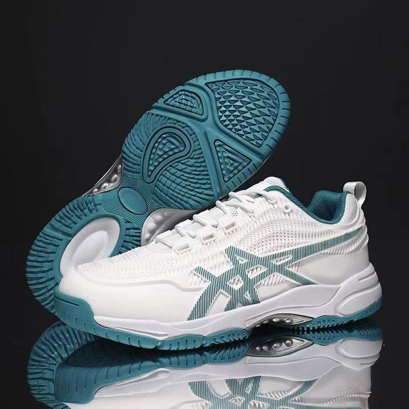 Product Introduction of Brand New Professional Tennis Shoes for Men and Women Breathable Mesh Shoes Men Non-Slip Competition Training Badminton Shoes Men 1