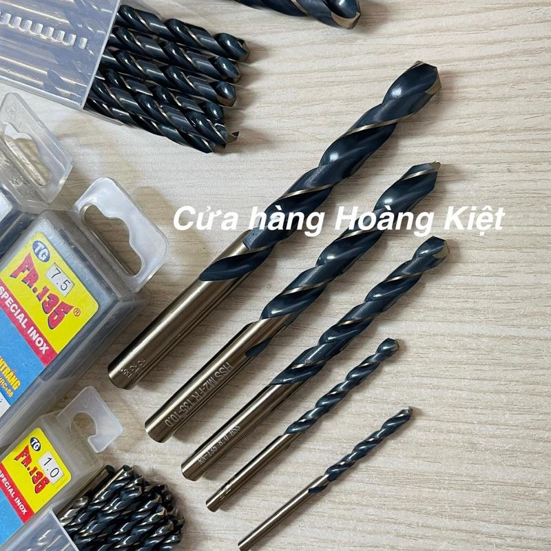 Product Introduction of Mũi khoan INOX Hoàng Nam FR.135 Mũi Đen (Chuyên Khoan INOX dày, Sắt, Thép, Gỗ...) Size 1mm-12mm Chính Hãng 26