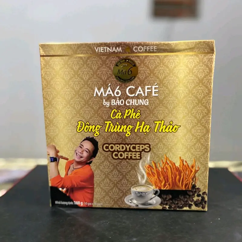 MÁ 6 BY BẢo CHUNG Cà Phê Đông Trùng Hạ Thảo Sâm Ngọc Linh ( combo 2 hộp ) 1