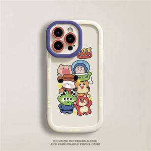 NERZA For Realme Note 60 Note50 C65 C63 C67 C61 C53 C55 C11 C30 5 6 8i Toy Family The Three Eyed Monster Soft Phone Case