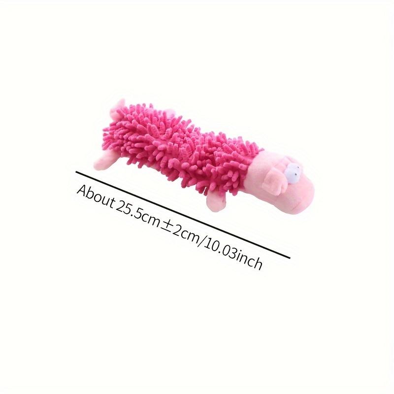 Interactive plush dog toy with squeaking sound for chewing and molar training - the perfect little dog toy for play and dental health 4