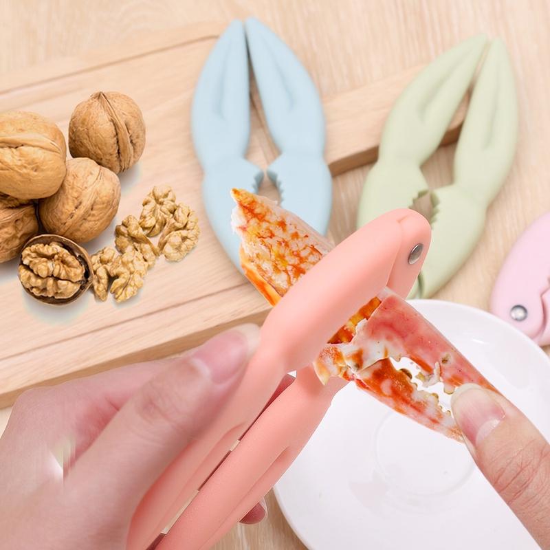 Kìm kẹp bấm càng cua, ghẹ, tách các loại vỏ hạt cứng nhỏ gọn, tiện lợi chất liệu nhựa an toàn 0